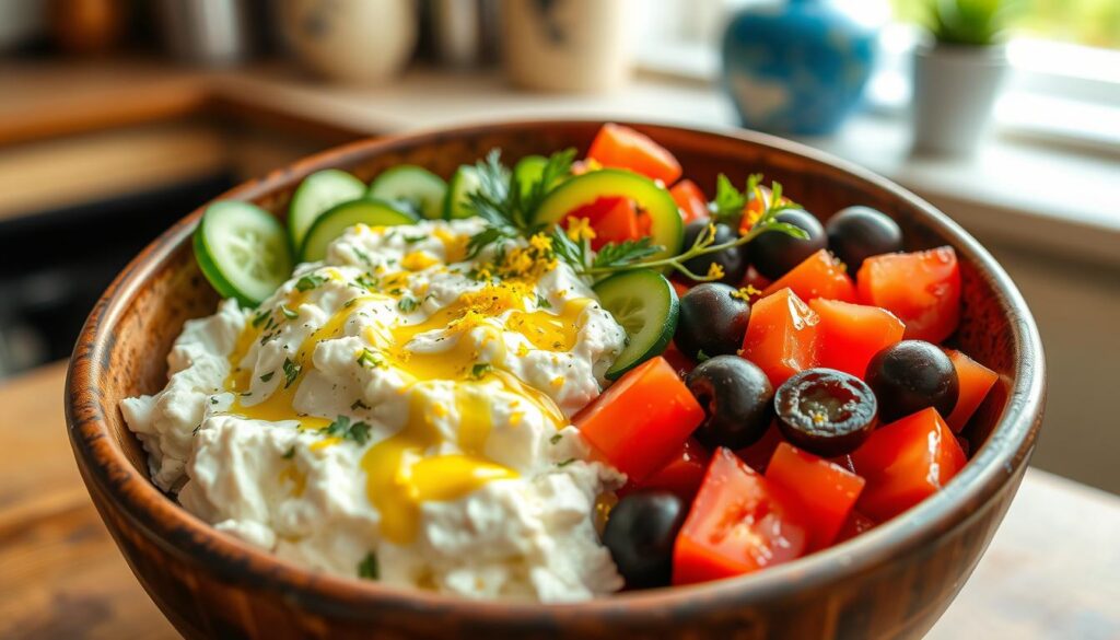 Mediterranean breakfast bowl