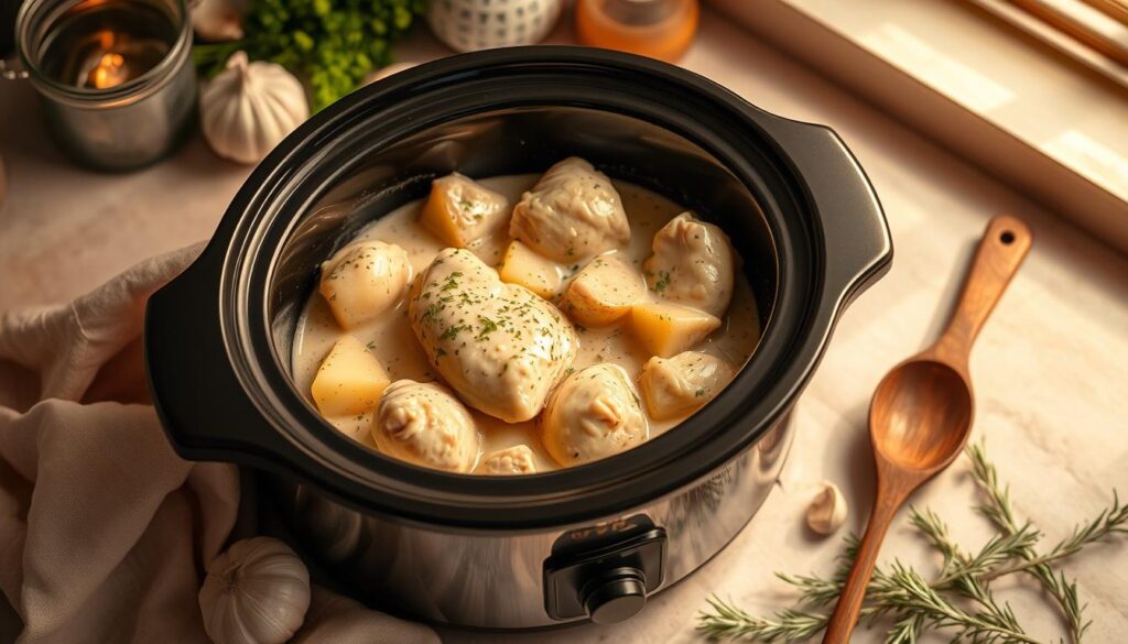 Slow Cooker Chicken Cream of Chicken Soup