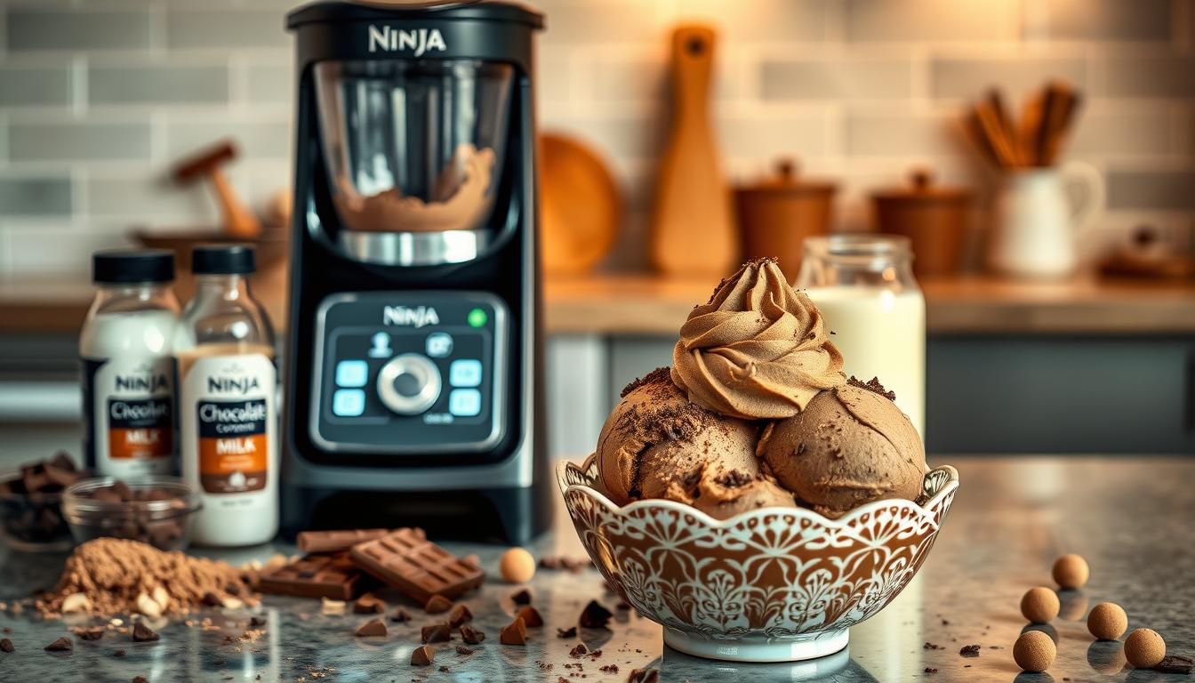 easy chocolate malt ice cream recipe ninja creami recipe