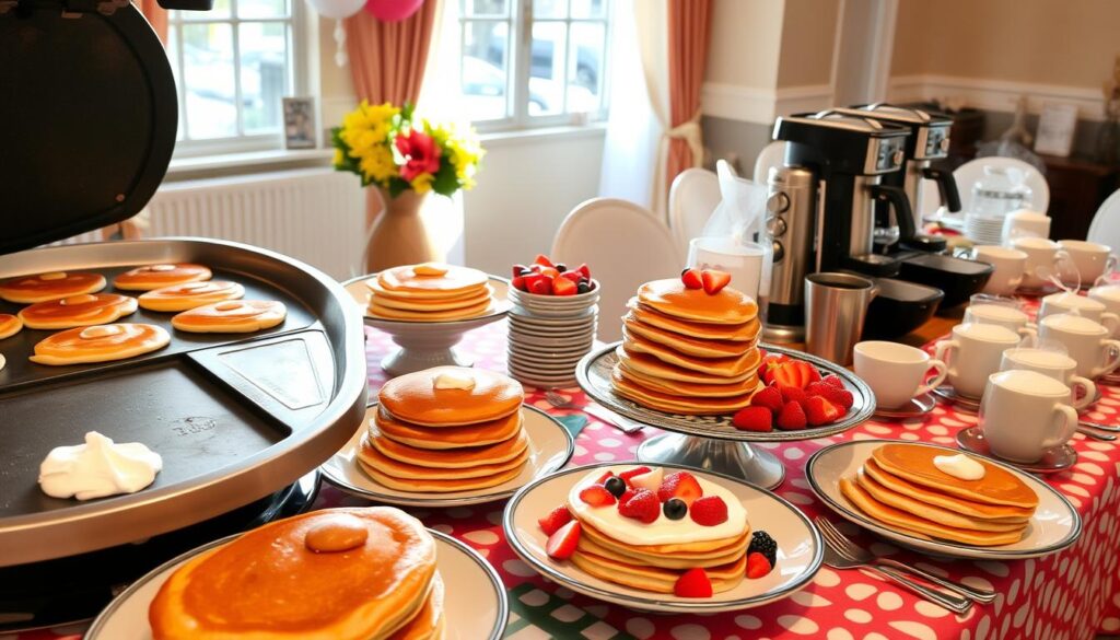 Pancake Breakfast Equipment Setup